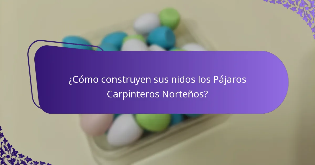 ¿Qué tipo de hábitat prefiere el Pájaro Carpintero Norteño?