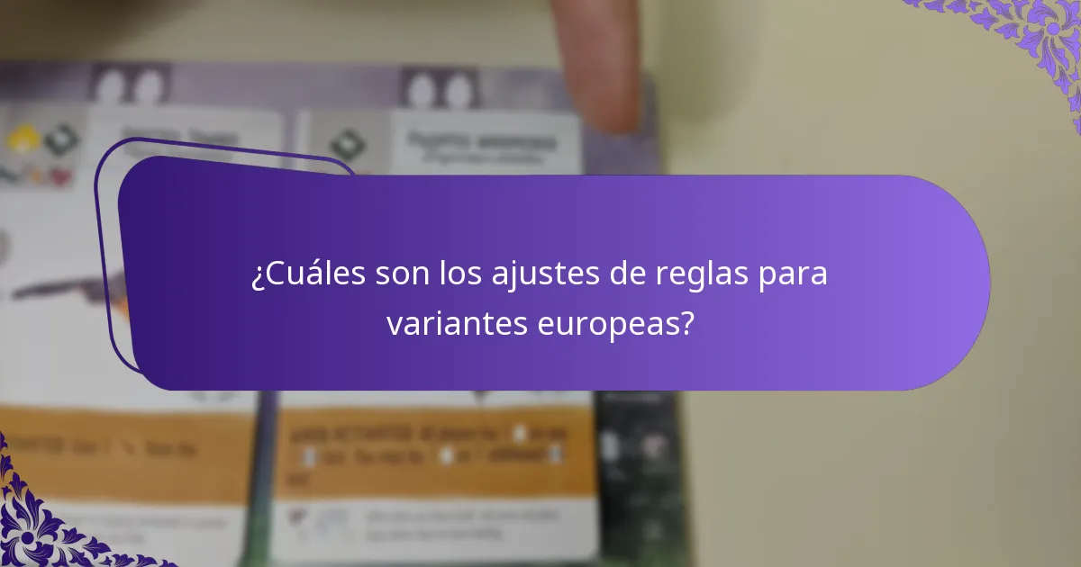 ¿Qué recursos apoyan las variantes de configuración para Europa?