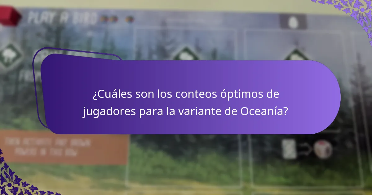 ¿Qué estrategias son efectivas en la variante de Oceanía?