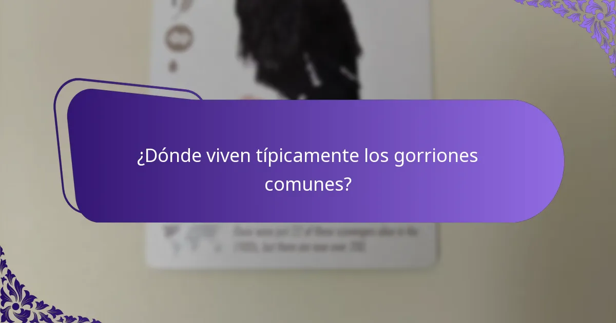 ¿Cómo afectan los comportamientos sociales a las poblaciones de gorriones comunes?